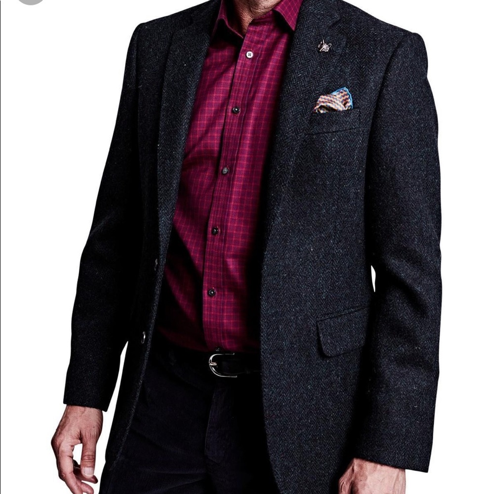 Thomas Pink Men’s Wool Tweed Jacket